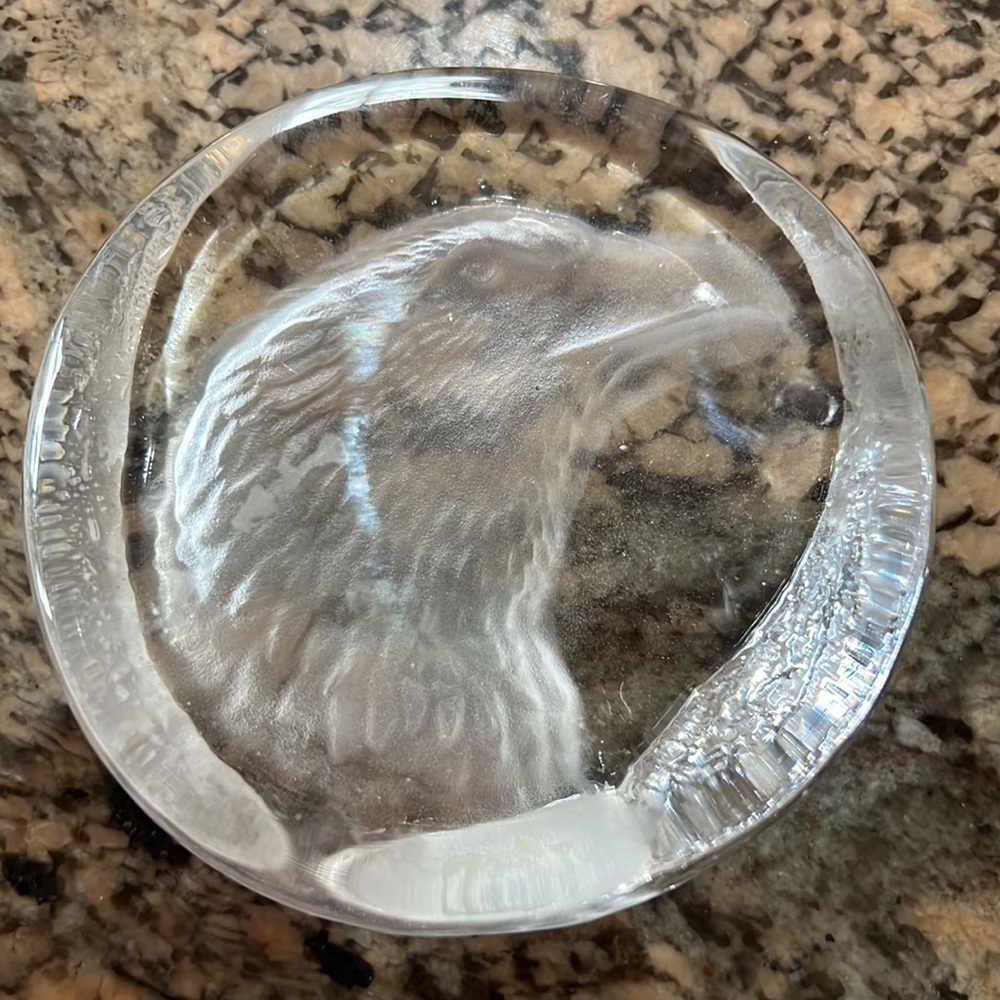 Crystal Eagle Paper Weight
